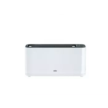 Braun HT3100WH toster 1 kromka 1000 W Czarny, Biały