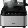 Braun FP 3233 SI robot kuchenny 800 W 2.1 L Czarny, Stal nierdzewna