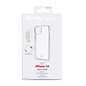 Etui do telefonu Celly Gelskin 15,5 cm (6,1 cala) Pokrowiec Przezroczysty