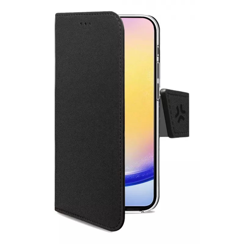 Celly WALLY etui na telefon komórkowy 16,5 cm (6,5 cala) Etui typu portfel Czarny