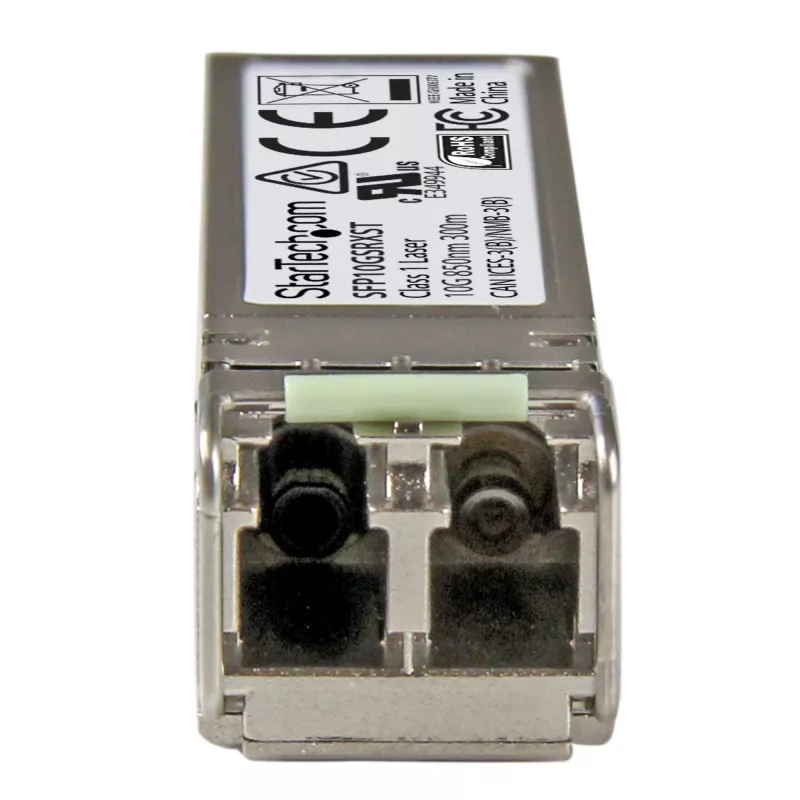 StarTech.com Moduł nadajnika SFP+ zgodny z Cisco SFP-10G-SR-X - 10GBASE-SR~Moduł SFP+ zgodny z Cisco SFP-10G-SR-X - 10GBASE-SR - transceiver optyczny 10GbE do światłowodu wielomodowego MMF - SFP+ 10GE Gigabit Ethernet - LC 300m - 850nm - DDM Cisco Firepower, ASR9000, C9300