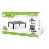 Podstawka pod monitor/laptop Techly, czarna, wolnostojąca, 20 kg, regulacja wysokości, czarna