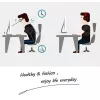 Techly Glass Stand for Monitor / Laptop, Freestanding, 20 kg, 33 cm (13 inch), 81.3 cm (32 inch), Height adjustment, Transparent
