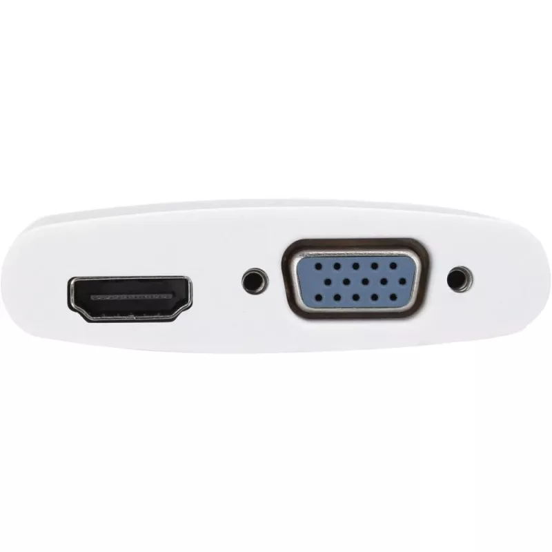 Adapter Techly Mini DisplayPort na HDMI/VGA, 0,15 m, Mini DisplayPort, HDMI + VGA (D-Sub), Męski, Żeński, 1920 x 1200 pikseli