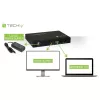 Techly HDMI 4x1 Multi-viewer z bezszwowym przełącznikiem, HDMI, Metal, Czarny, 60 Hz, 1080p, 2.25 Gbit/s