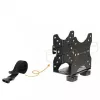 Regulowany uchwyt pod biurko do jednostki centralnej Techly, 5 kg, 75 x 75 mm, 100 x 100 mm, czarny