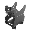 Regulowany uchwyt pod biurko do jednostki centralnej Techly, 5 kg, 75 x 75 mm, 100 x 100 mm, czarny