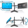 Techly ICA-LCD 2524 uchwyt / stojak do monitora 81,3 cm (32 cale) Biurkowy Czarny