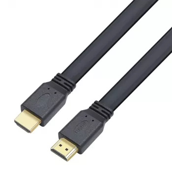 Techly HDMI 2.0 płaski kabel High Speed z Ethernet A/A M/M 1m