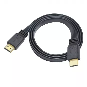 Techly HDMI 2.0 płaski kabel High Speed z Ethernet A/A M/M 1m