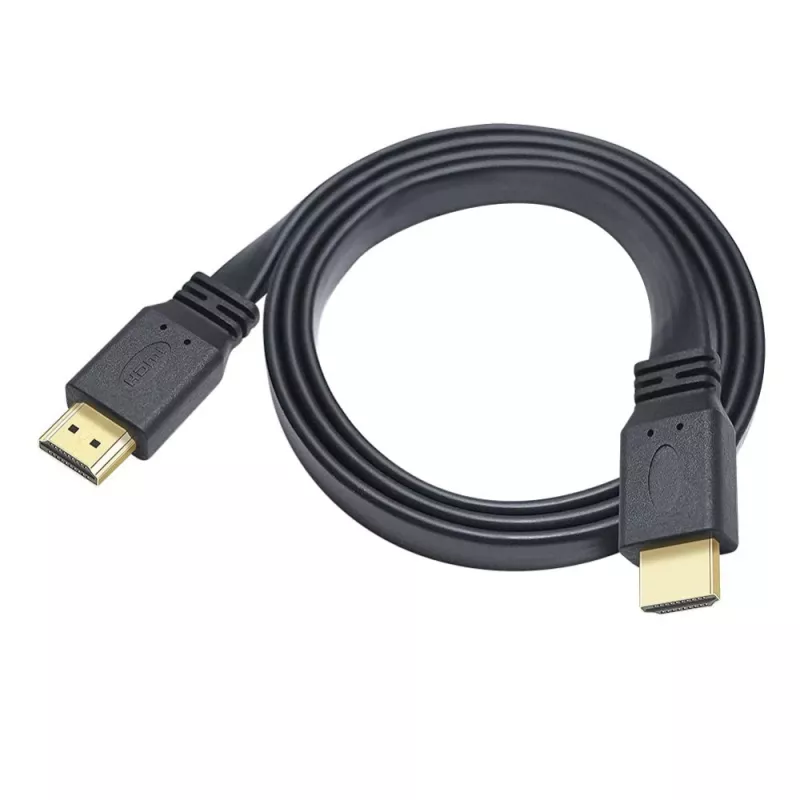 Techly HDMI 2.0 płaski kabel High Speed z Ethernet A/A M/M 1m