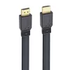 Techly HDMI 2.0 płaski kabel High Speed z Ethernet A/A M/M 1m