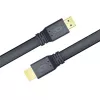 Techly HDMI 2.0 płaski kabel High Speed z Ethernet A/A M/M 1m