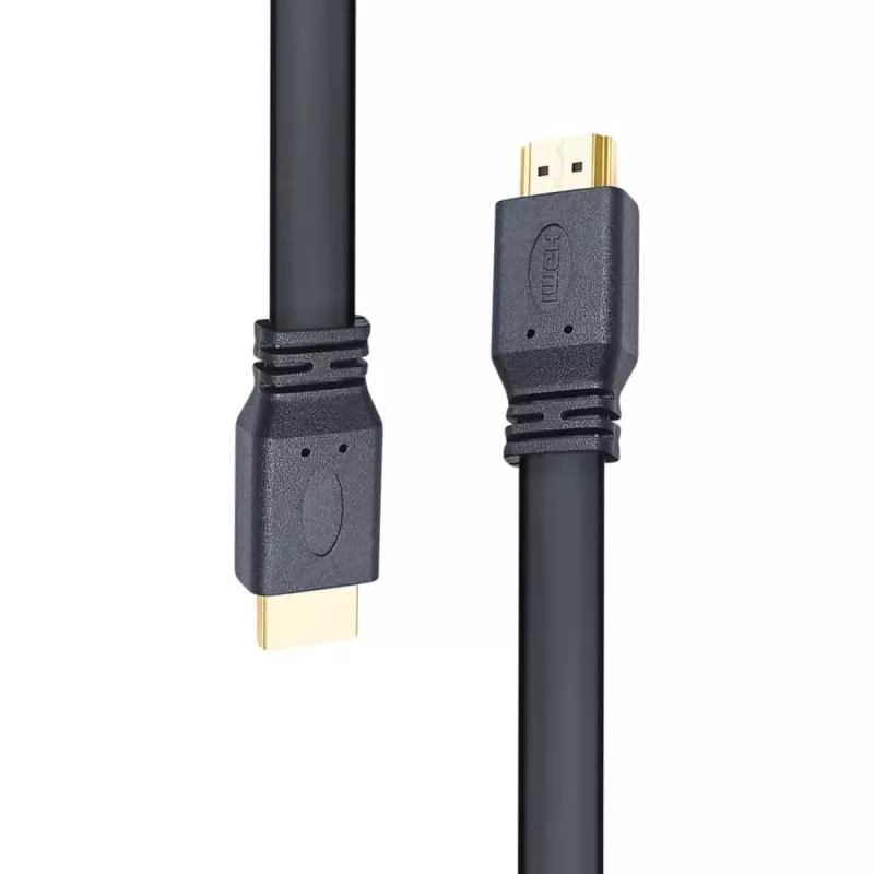 Techly HDMI 2.0 płaski kabel High Speed z Ethernet A/A M/M 1m