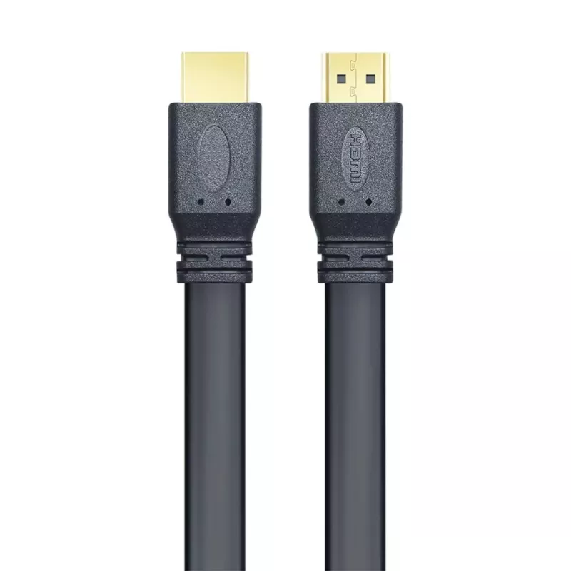 Techly HDMI 2.0 płaski kabel High Speed z Ethernet A/A M/M 1m
