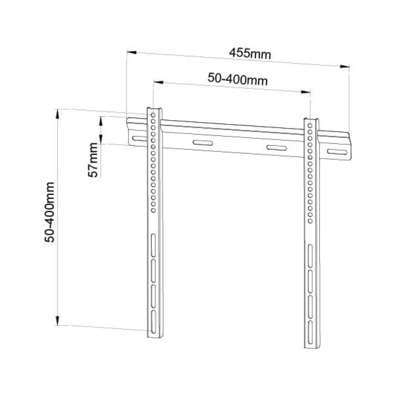 Techly ICA-PLB-114M 139,7 cm (55 cali) Czarny