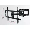 Techly cienki Wall Mount for 32-70 inch LCD LED TV Czarny, 81,3 cm (32 cale), 177,8 cm (70 cali), 45 kg, 600 x 400 mm, -10 - 5°, Czarny