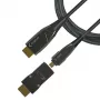 Techly HDMI A/A Micro HDMI AOC kabel światłowodowy 4K 10m, 10 m, HDMI typ A (standardowy), HDMI typ D (Micro), 3D, 18 Gbit/s, Czarny
