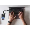 Techly Compact Smart Card Reader/Writer USB-C™ biały, USB 2.0, 1.5 m, Czarny, 102 g