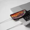Kabel do ładowania i synchronizacji Techly USB-C do Lightning 1 m biały