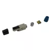Złącze przewodowe Techly IWP-8P8C-CAT81STY RJ45 Beżowy