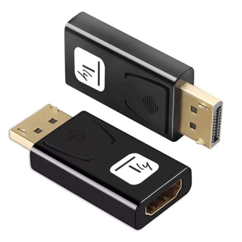 Techly IADAP DSP-2124K adapter/kostka zmiany płci żeńskiej na męską Czarny