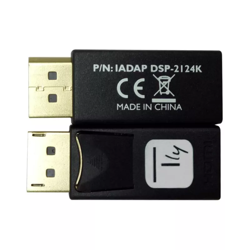Techly IADAP DSP-2124K adapter/kostka zmiany płci żeńskiej na męską Czarny