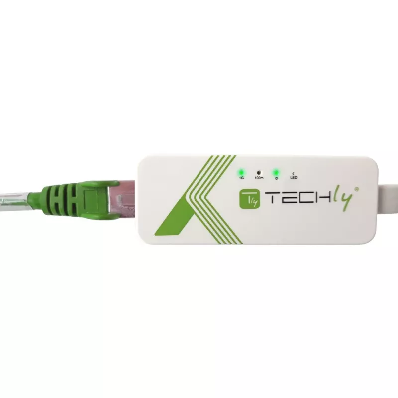 Techly IADAP USB31-ETGIGA3 karta sieciowa Ethernet 5000 Mbit/s