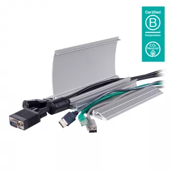 Dataflex Addit ochraniacz na kable 118 cm - prosty 452, Srebrny, Aluminium, 500 kg, 2 cm, 145 mm, 180 mm