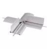 Dataflex Addit ochraniacz na kable - połączenie krzyżowe 472, Ochraniacz na kable, Srebrny, Aluminium, 500 kg, 2 cm, 260 mm