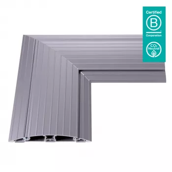 Dataflex Addit ochraniacz kabli - łączenie narożne 482, Srebrny, Aluminium, 500 kg, 2 cm, 203 mm, 305 mm