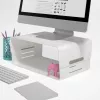 Podstawka pod monitor Dataflex Addit Bento® – regulowana 120, wolnostojąca, 20 kg, regulacja wysokości, szary, biały
