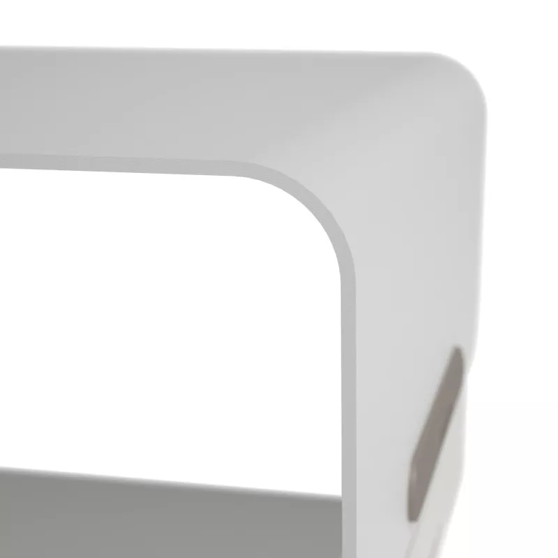 Podstawka pod monitor Dataflex Addit Bento® – regulowana 120, wolnostojąca, 20 kg, regulacja wysokości, szary, biały
