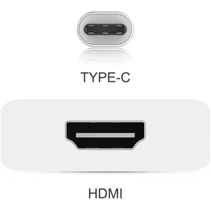 Techly adapter kablowy konwertera USB 3.1 Type C na HDMI 1.4, 3.2 Gen 2 (3.1 Gen 2), USB Type-C, wyjście HDMI