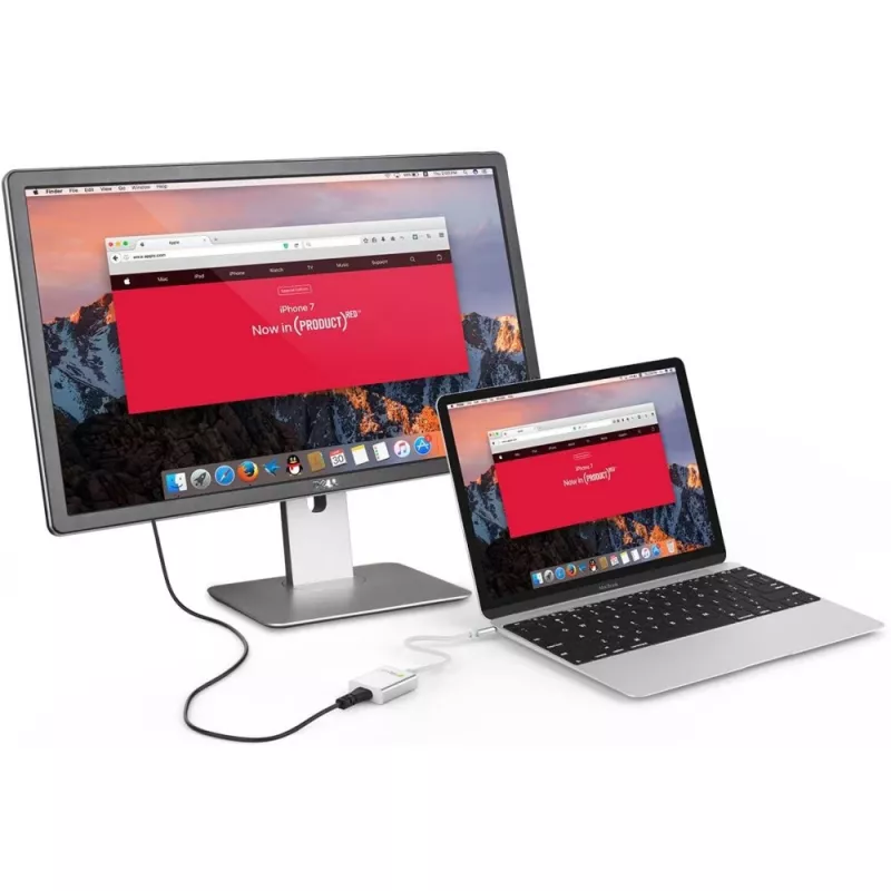 Techly adapter kablowy konwertera USB 3.1 Type C na HDMI 1.4, 3.2 Gen 2 (3.1 Gen 2), USB Type-C, wyjście HDMI