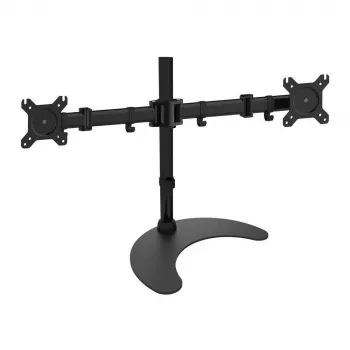 Techly Podstawa biurkowa do 2 monitorów 13-27 cali z podstawą wys. 400m ICA-LCD 3410 68,6 cm (27 cali) Czarny