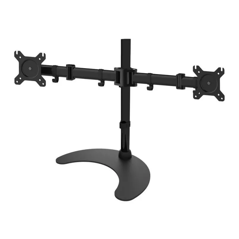 Techly Podstawa biurkowa do 2 monitorów 13-27 cali z podstawą wys. 400m ICA-LCD 3410 68,6 cm (27 cali) Czarny