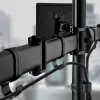 Techly Podstawa biurkowa do 2 monitorów 13-27 cali z podstawą wys. 400m ICA-LCD 3410 68,6 cm (27 cali) Czarny