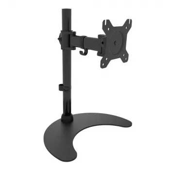 Techly Podstawka biurkowa pod 1 monitor 13 inch–27 inch z podstawą wys. 400 mm ICA-LCD 3400 68,6 cm (27 cali) Czarny