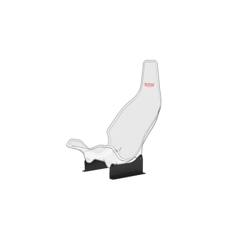 Res-Tech GT CARBON SEAT SUPPORT, Wspornik siedzenia, Czarny