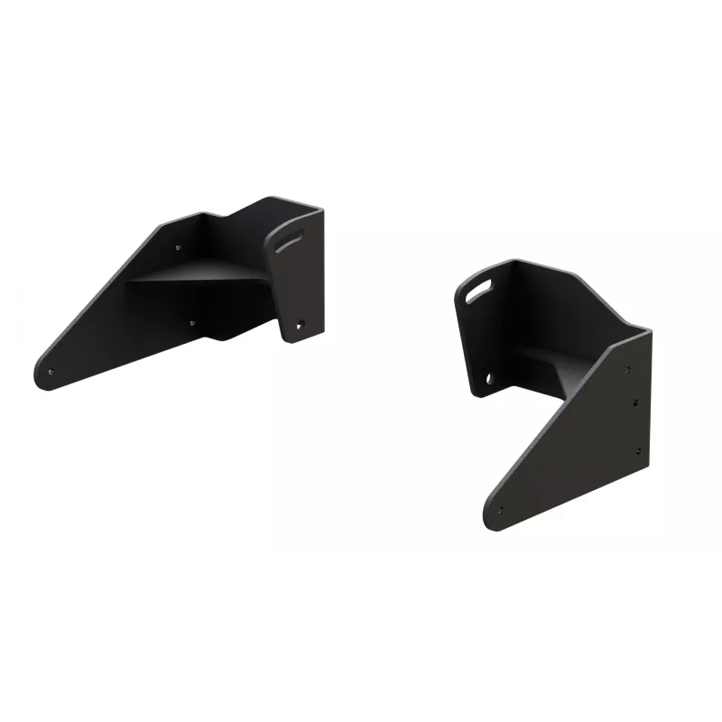 Res-Tech GT DD SUPPORT FANATEC, Uchwyt do montażu bazy kierownicy, Czarny, Stal