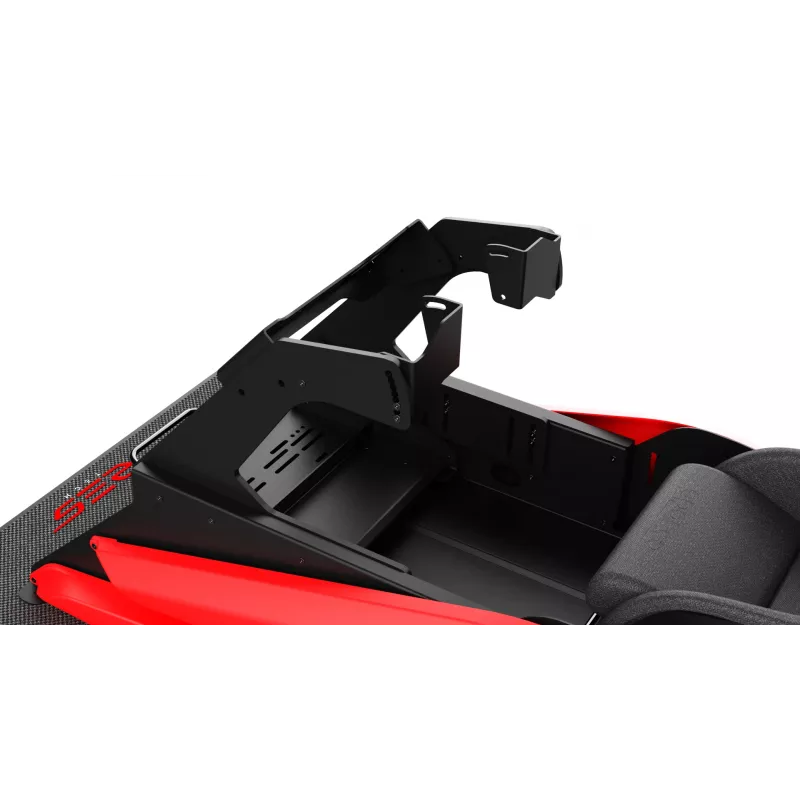 Res-Tech GT DD SUPPORT FANATEC, Uchwyt do montażu bazy kierownicy, Czarny, Stal