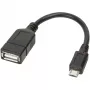 Techly USB2.0 OTG kabel A Female / Micro B Male 0.2 m ICOC UOTG-194