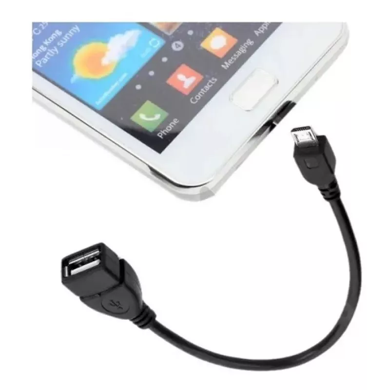 Techly USB2.0 OTG kabel A Female / Micro B Male 0.2 m ICOC UOTG-194