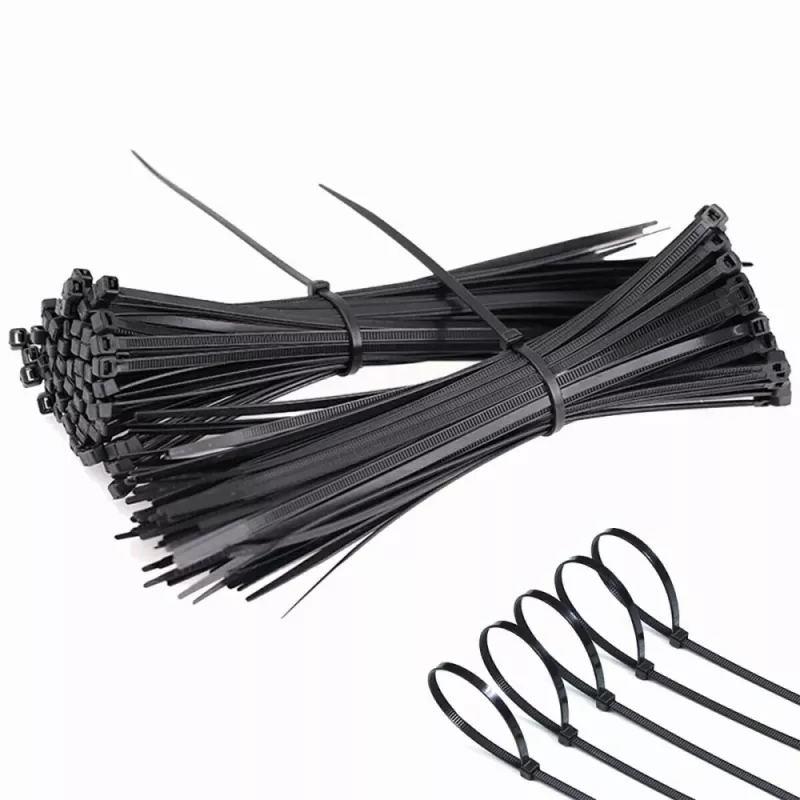 Techly Opaska kablowa nylonowa 100x2,5 mm 100 szt. czarna ISWT-10025-BK