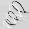 Techly ISWT-14235-BK Opaski zaciskowe nylonowe, 142 x 3,5 mm, 100 szt., czarne