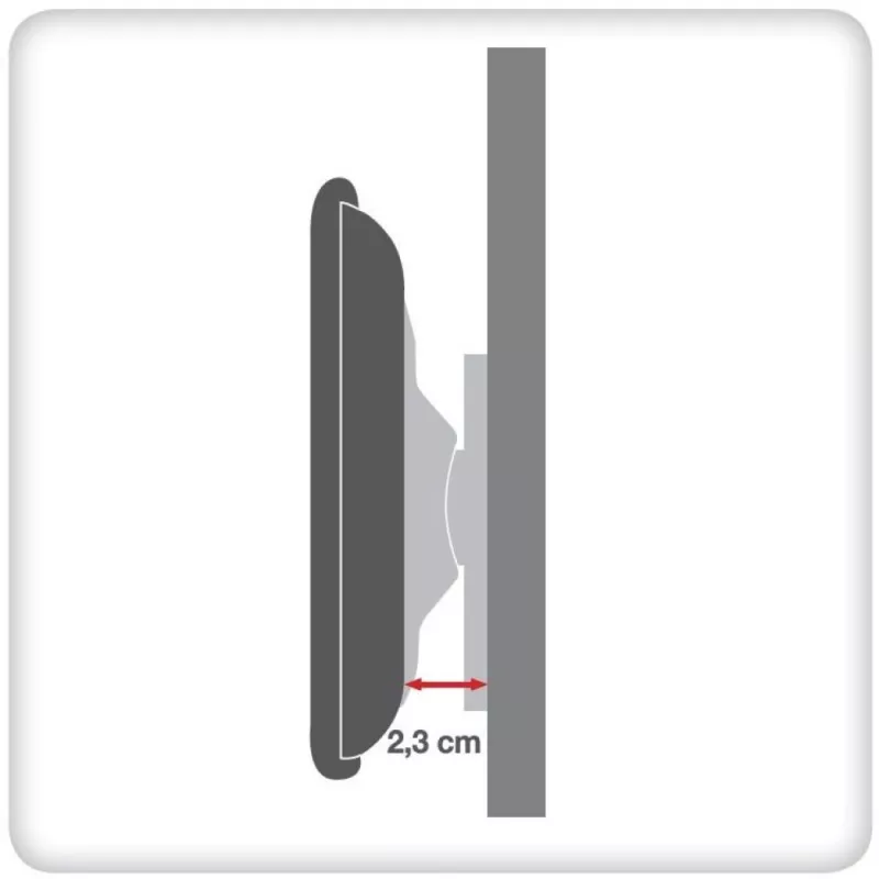Techly Uchwyt ścienny stały UltraSlim LED TV LCD 23-55 cali Czarny ICA-PLB 140M