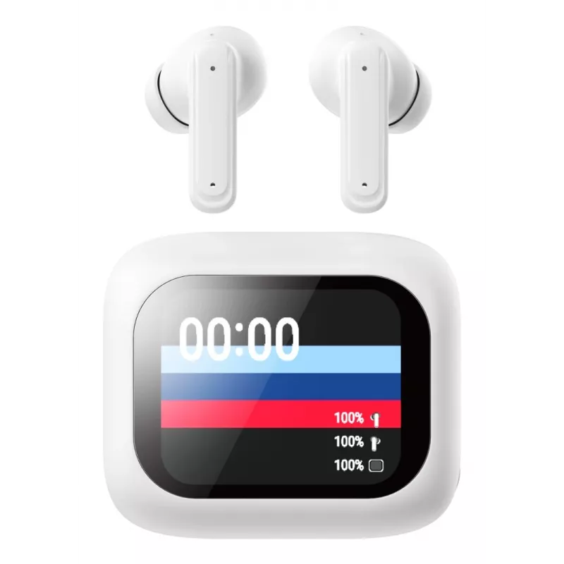 Techly ICC SB-BLT08W słuchawki/zestaw słuchawkowy True Wireless Stereo (TWS) Douszne Połączenia/Muzyka Bluetooth Biały