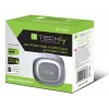 Techly IC-CLOCK-56WH zegar cyfrowy Cyfrowy zegar Szary, Biały