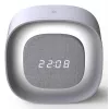 Techly IC-CLOCK-56WH zegar cyfrowy Cyfrowy zegar Szary, Biały